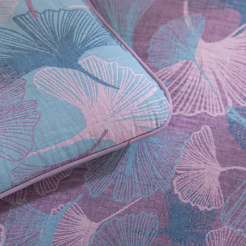 Ownkoti Reversible Ginkgo Leaf Cotton Gauze Quilt - image 18