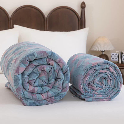 Ownkoti Reversible Ginkgo Leaf Cotton Gauze Quilt - image 13