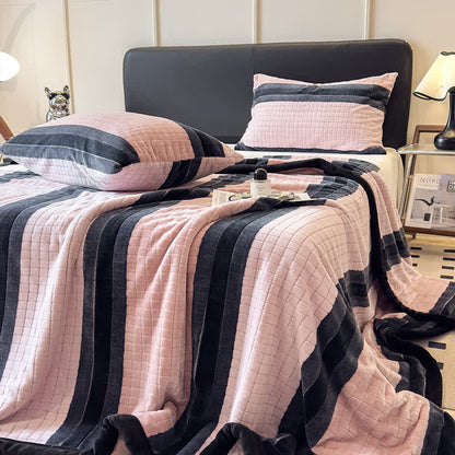 Ownkoti Geometric Grid Stripe Soft Throw Blanket - image 16