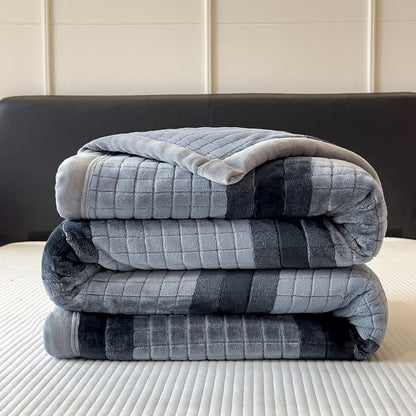 Ownkoti Geometric Grid Stripe Soft Throw Blanket - image 33