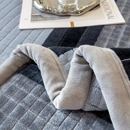 Ownkoti Geometric Grid Stripe Soft Throw Blanket - image 41