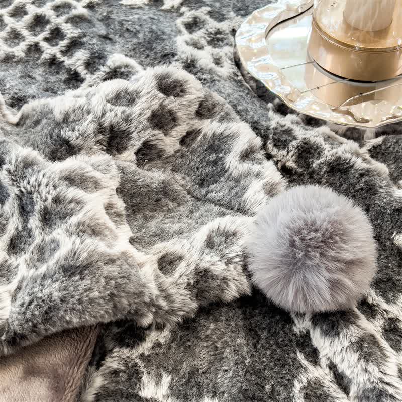 Ownkoti Checkered Grid Reversible Throw Blanket - image 17