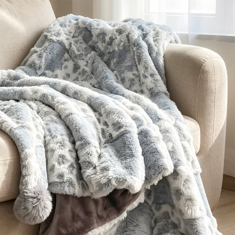 Ownkoti Checkered Grid Reversible Throw Blanket - image 33