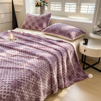 Ownkoti Checkered Grid Reversible Throw Blanket - image 37