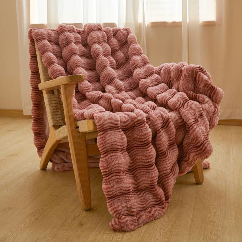 Ownkoti Soft Plush Wavy Fluffy Blanket - image 5