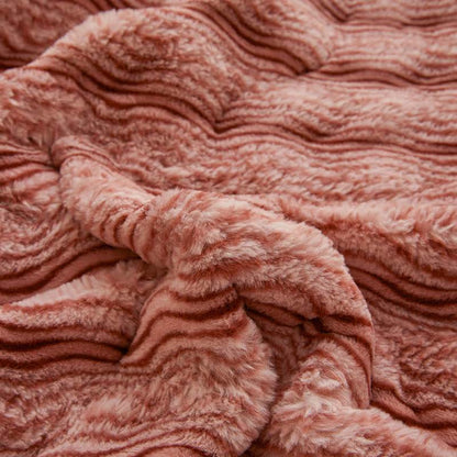 Ownkoti Soft Plush Wavy Fluffy Blanket - image 7