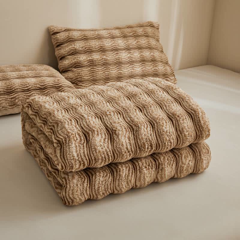Ownkoti Soft Plush Wavy Fluffy Blanket - image 9