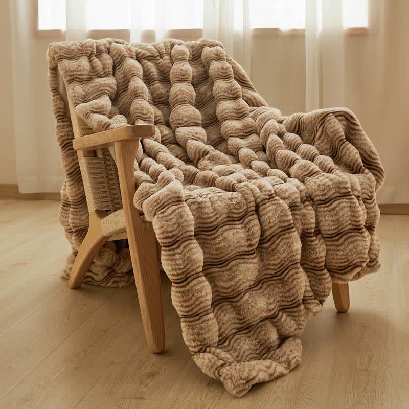 Ownkoti Soft Plush Wavy Fluffy Blanket - image 12