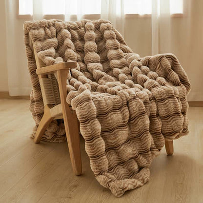 Ownkoti Soft Plush Wavy Fluffy Blanket - image 12
