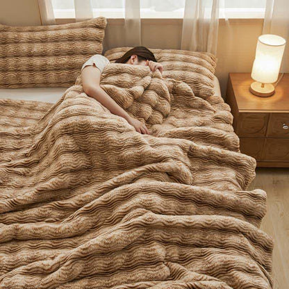 Ownkoti Soft Plush Wavy Fluffy Blanket - image 11