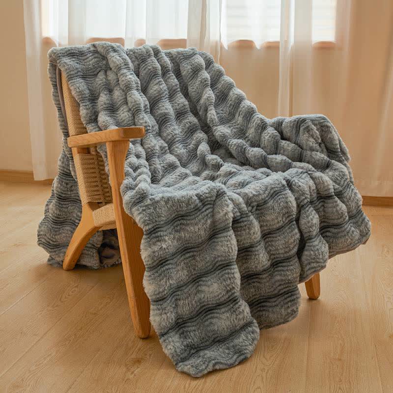 Ownkoti Soft Plush Wavy Fluffy Blanket - image 20