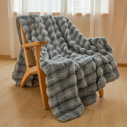 Ownkoti Soft Plush Wavy Fluffy Blanket - image 20