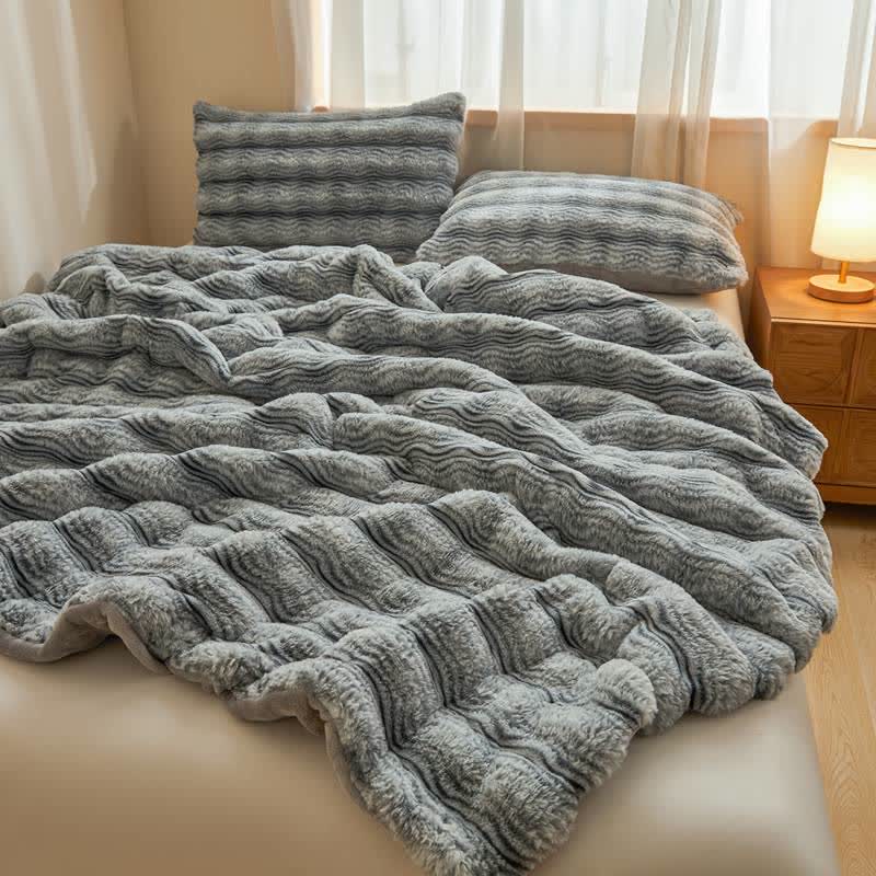 Ownkoti Soft Plush Wavy Fluffy Blanket - image 17