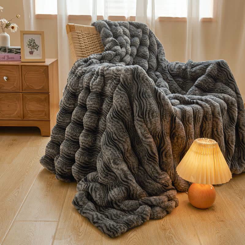 Ownkoti Soft Plush Wavy Fluffy Blanket - image 37