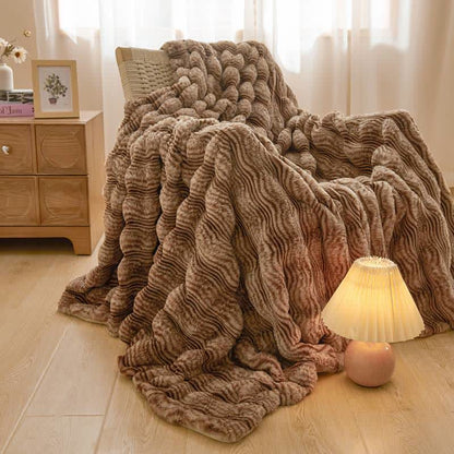 Ownkoti Soft Plush Wavy Fluffy Blanket - image 45