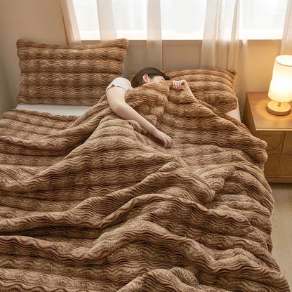 Ownkoti Soft Plush Wavy Fluffy Blanket - image 42
