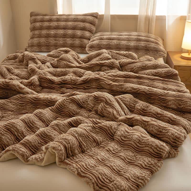 Ownkoti Soft Plush Wavy Fluffy Blanket - image 41