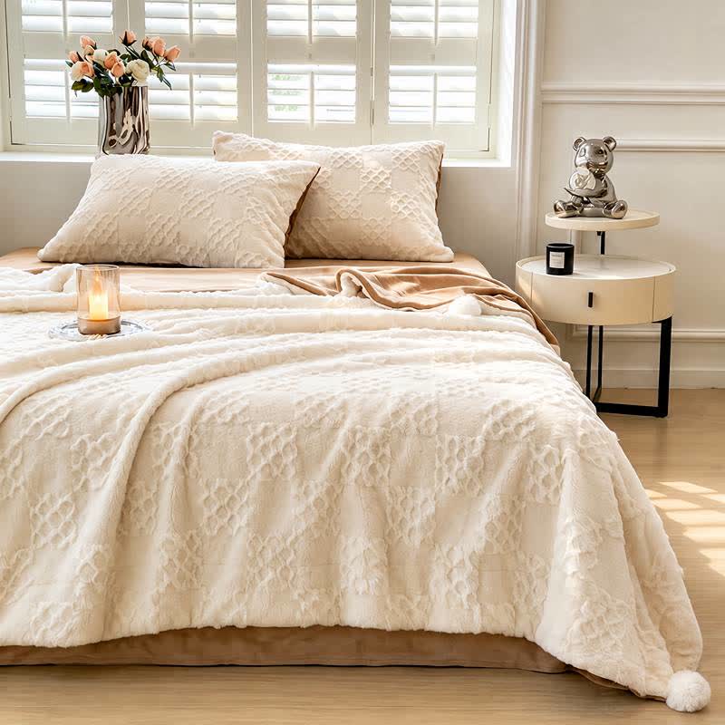 Ownkoti Checkered Grid Reversible Throw Blanket - image 21