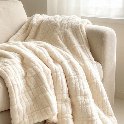 Ownkoti Modern Block Grid Cozy Reversible Blanket - image 13