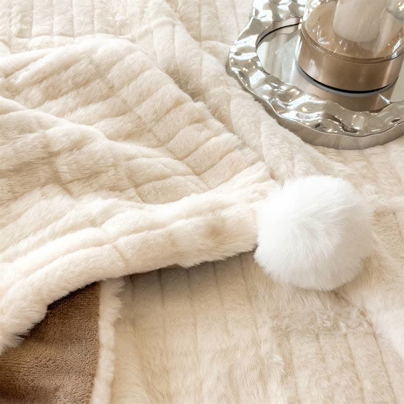 Ownkoti Modern Block Grid Cozy Reversible Blanket - image 16