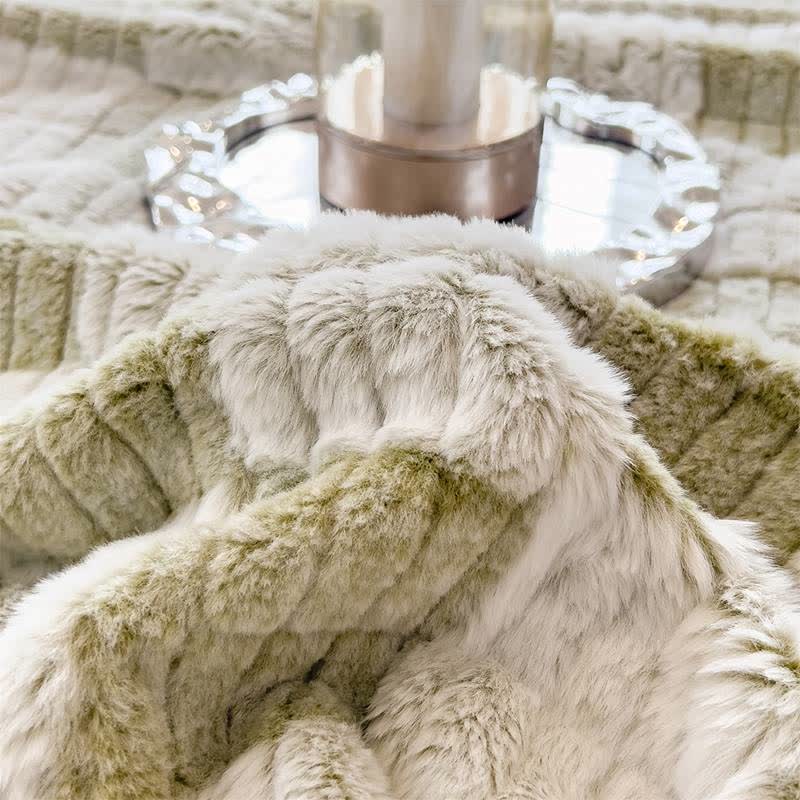 Ownkoti Modern Block Grid Cozy Reversible Blanket - image 40