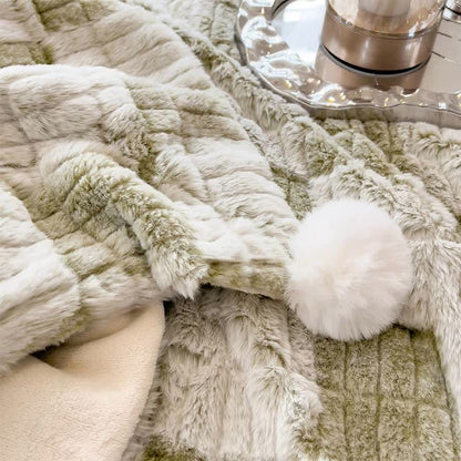 Ownkoti Modern Block Grid Cozy Reversible Blanket - image 41
