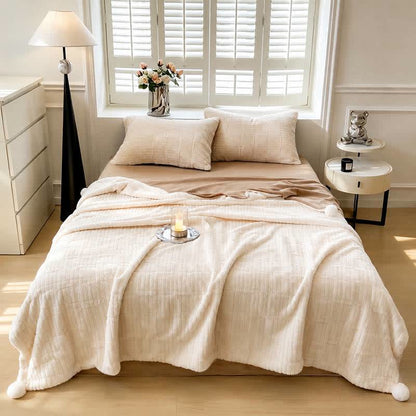 Ownkoti Modern Block Grid Cozy Reversible Blanket - image 11