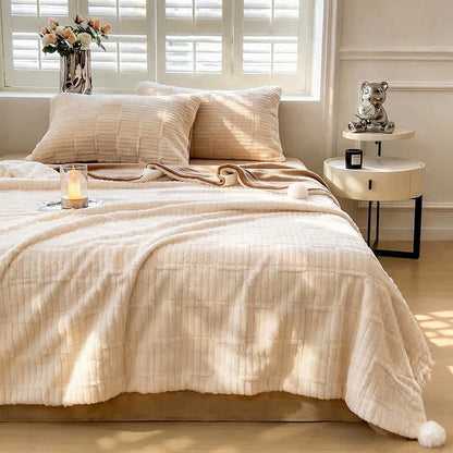 Ownkoti Modern Block Grid Cozy Reversible Blanket - image 12