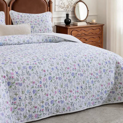 Ownkoti Watercolor Wildflower Cotton Quilt Set - image 2