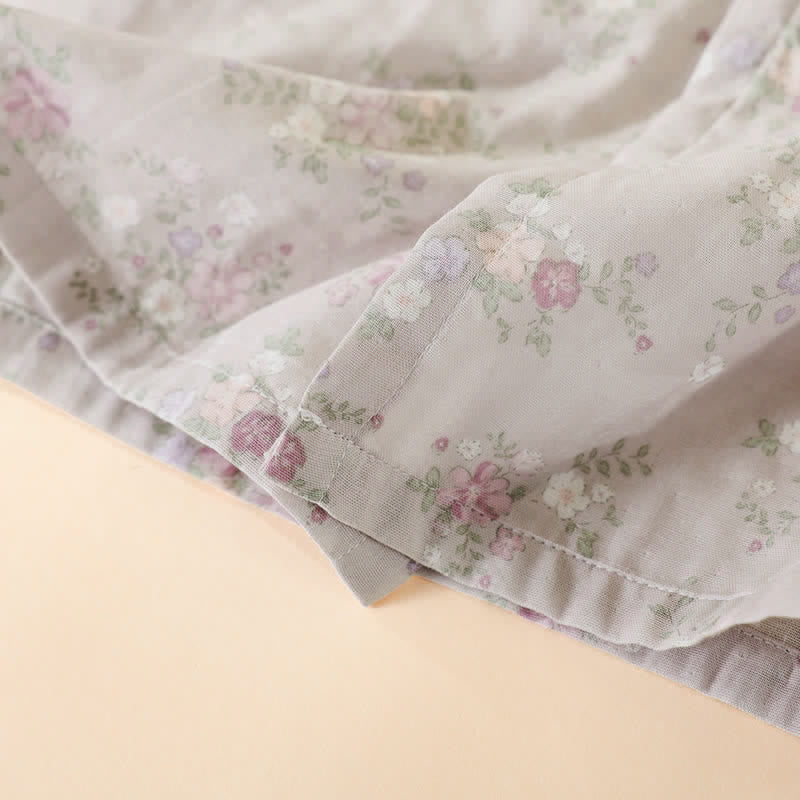 Ownkoti Floral Cotton Gauze Nightgown Home Wear - image 12