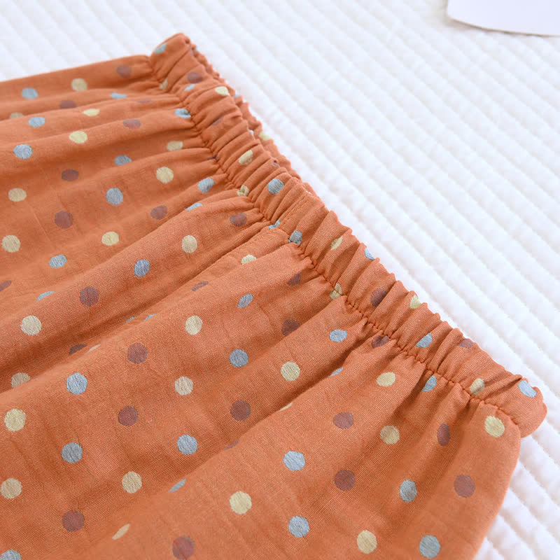 Ownkoti Playful Dot Cotton Gauze Loungewear Set - image 13