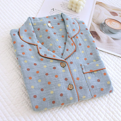Ownkoti Playful Dot Cotton Gauze Loungewear Set - image 17