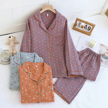 Ownkoti Playful Dot Cotton Gauze Loungewear Set - image 0