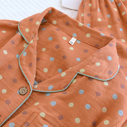 Ownkoti Playful Dot Cotton Gauze Loungewear Set - image 7