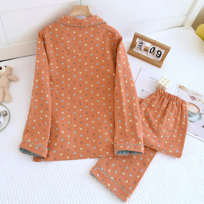 Ownkoti Playful Dot Cotton Gauze Loungewear Set - image 5