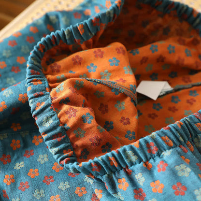 Ownkoti Blue Meadow Cotton Pajama Lounge Set - image 10