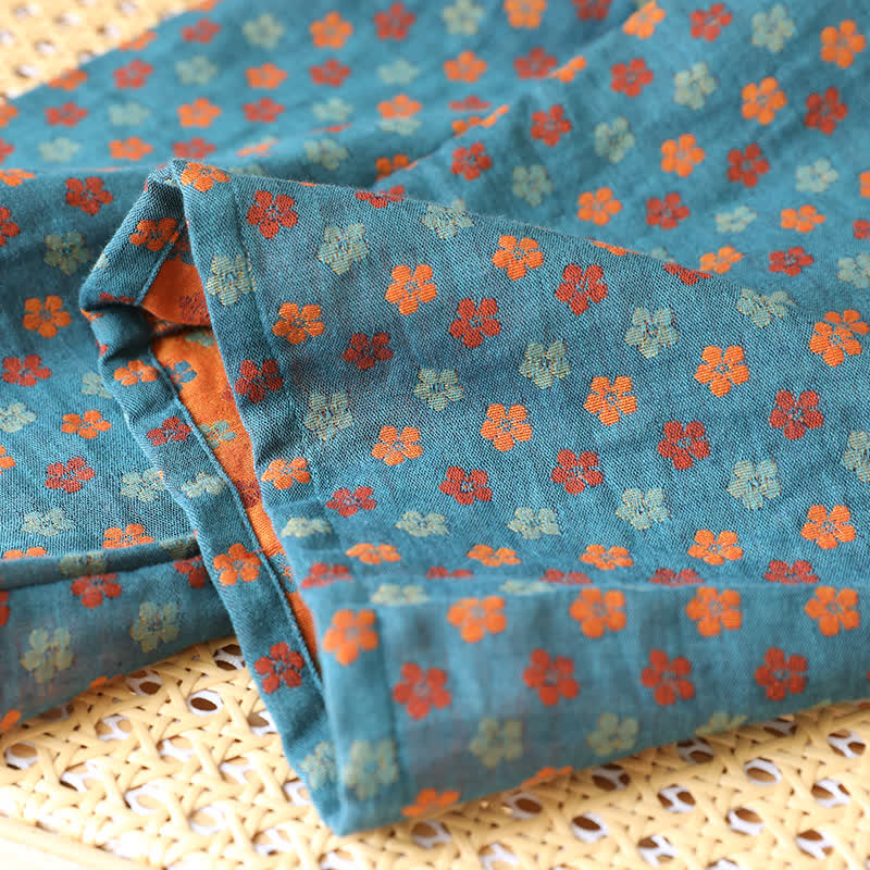 Ownkoti Blue Meadow Cotton Pajama Lounge Set - image 11