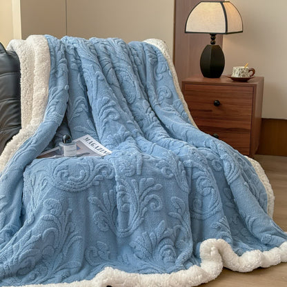 Ownkoti Embossed Fluffy Sherpa Throw Blanket - image 20