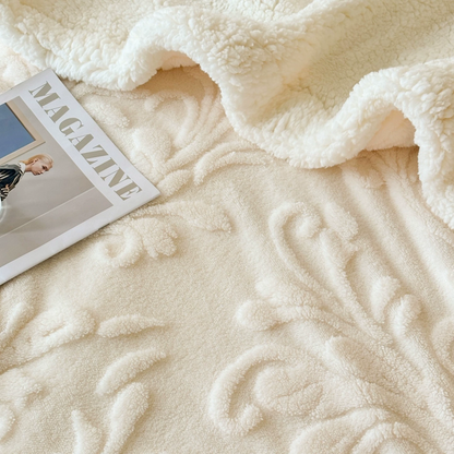Ownkoti Embossed Fluffy Sherpa Throw Blanket - image 7