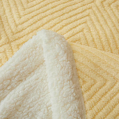 Ownkoti Diamond-Weave Sherpa Throw Blanket - image 48