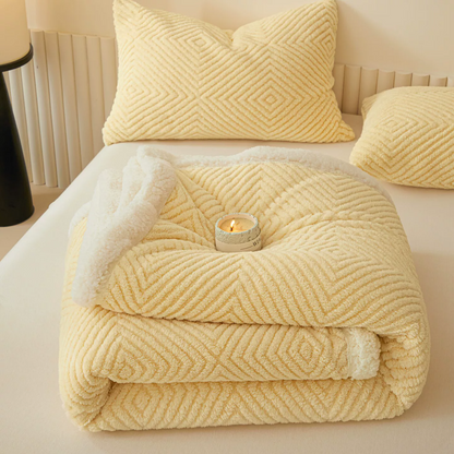 Ownkoti Diamond-Weave Sherpa Throw Blanket - image 47