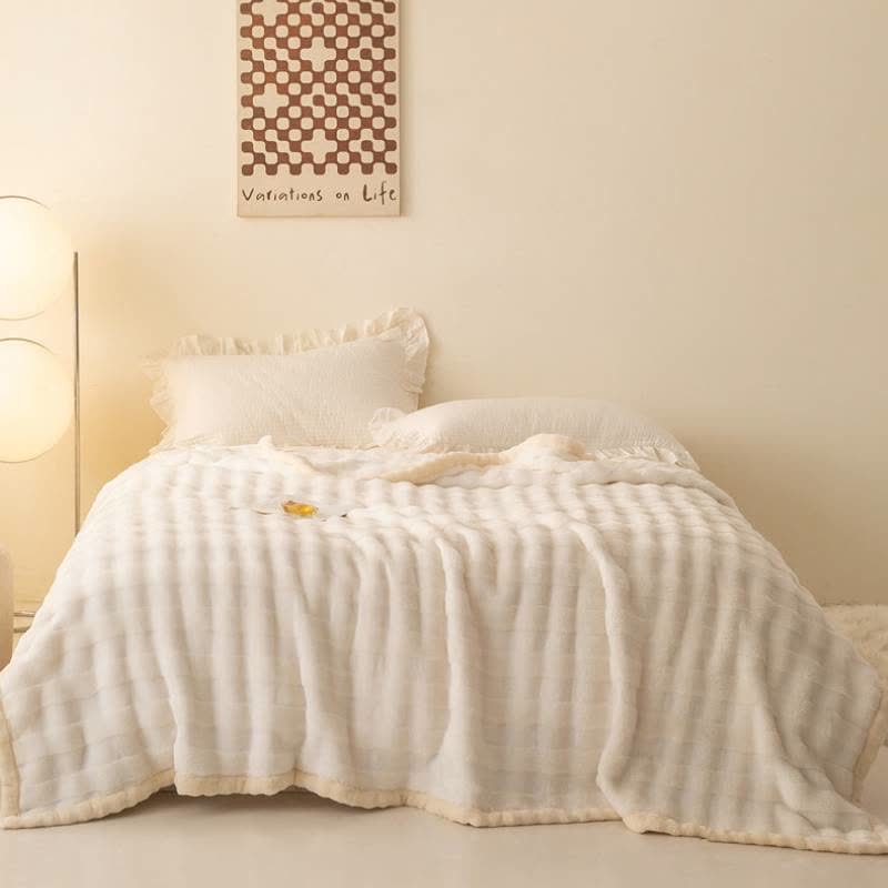 Ownkoti Grid Embossed Thickened Thermal Blanket - image 24