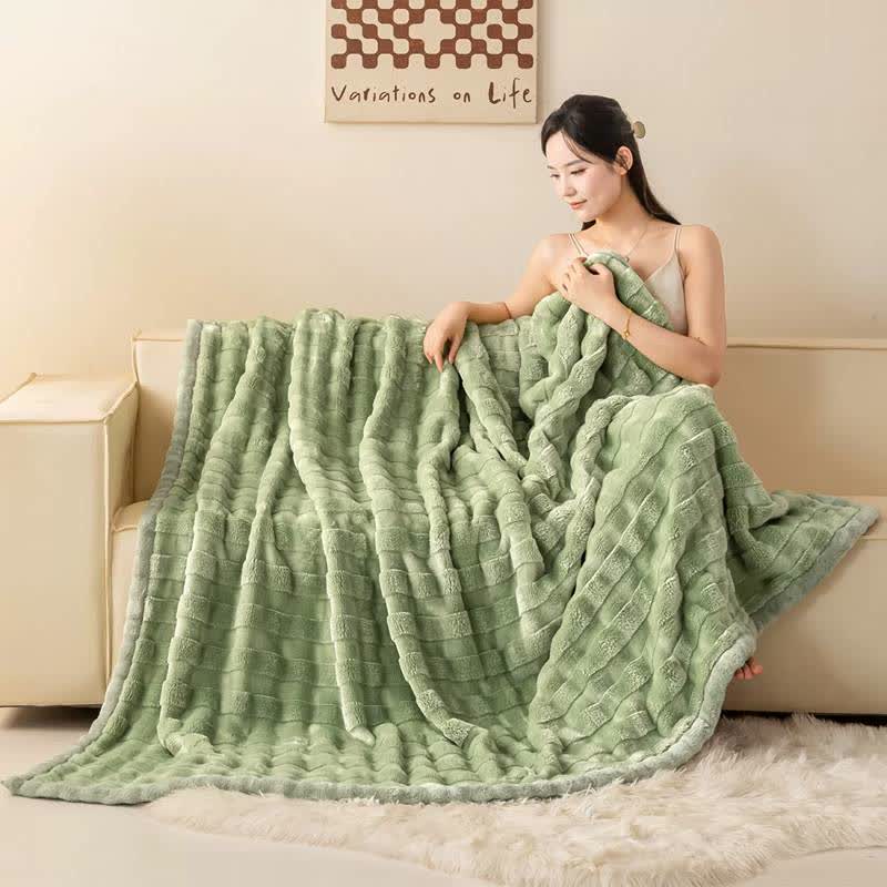 Ownkoti Grid Embossed Thickened Thermal Blanket - image 14