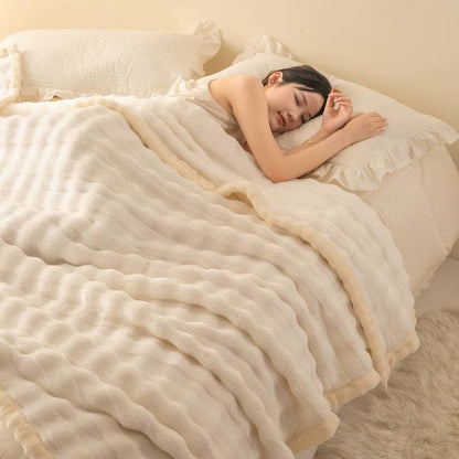 Ownkoti Grid Embossed Thickened Thermal Blanket - image 25