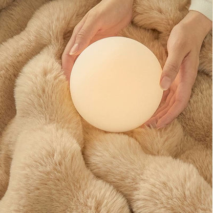 Ownkoti Wavy Plush Fleece Double-Layer Sherpa Blanket - image 6