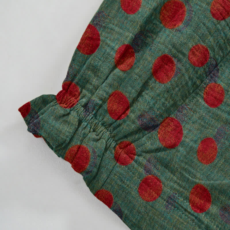 Ownkoti Polka Dot Cotton Harem Pants - image 10