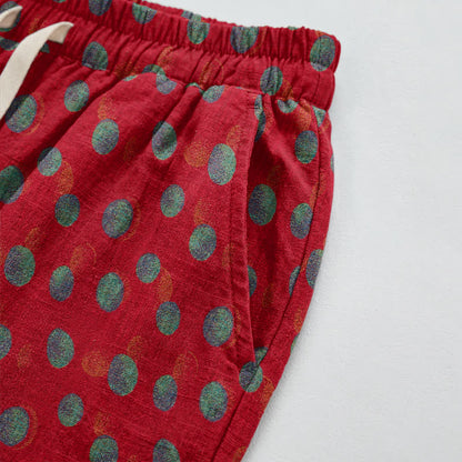 Ownkoti Polka Dot Cotton Harem Pants - image 3