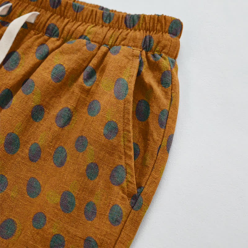 Ownkoti Polka Dot Cotton Harem Pants - image 21