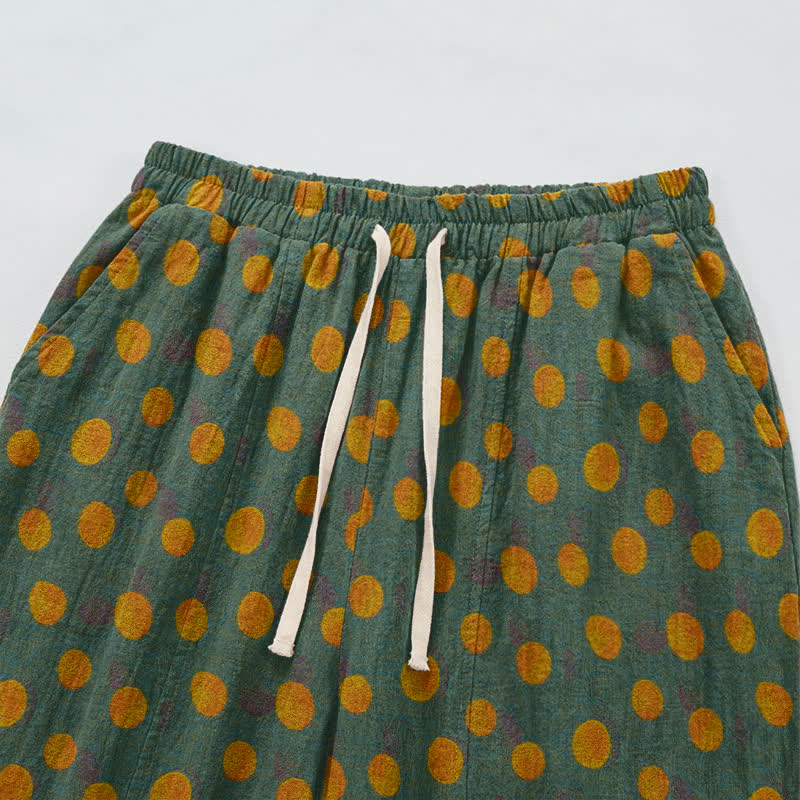 Ownkoti Polka Dot Cotton Harem Pants - image 14