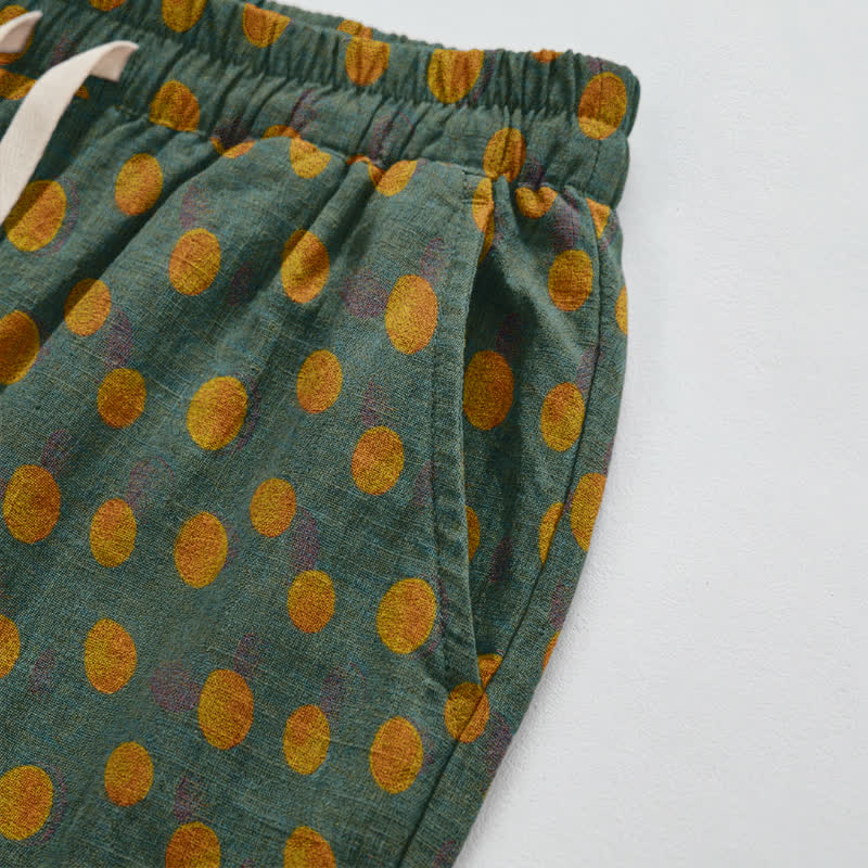Ownkoti Polka Dot Cotton Harem Pants - image 15